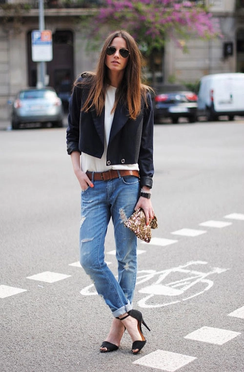 Bí quyết nhỏ từ những nàng công sở nghiện mặc jeans