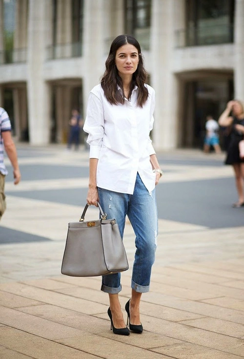 Bí quyết nhỏ từ những nàng công sở nghiện mặc jeans