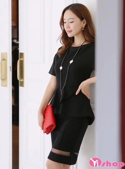 Chân váy đầm bút chì đẹp form cho bạn nữ