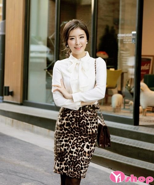 Chân váy đầm bút chì đẹp form cho bạn nữ