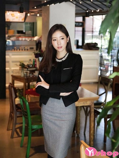 Chân váy đầm bút chì đẹp form cho bạn nữ