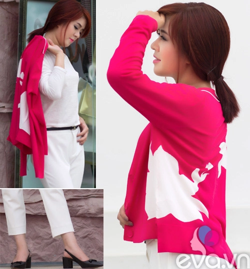 Diện áo cardigan tươi trẻ cho nàng ngại sexy
