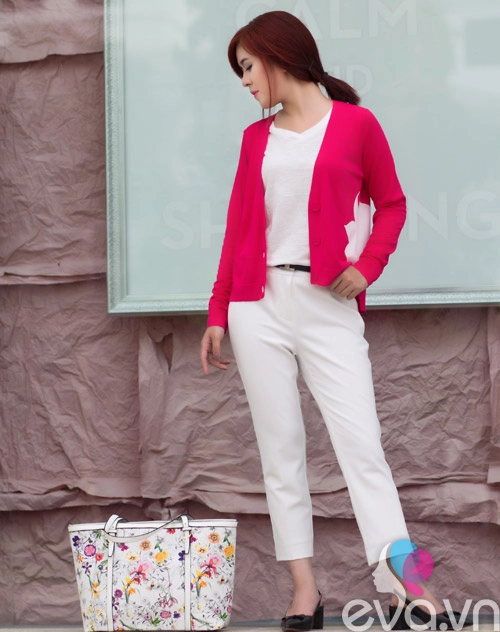 Diện áo cardigan tươi trẻ cho nàng ngại sexy