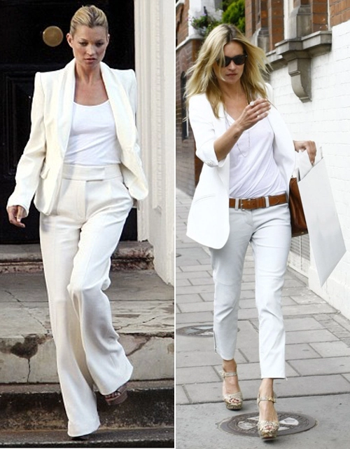 Kate moss nữ hoàng đồ công sở hollywood