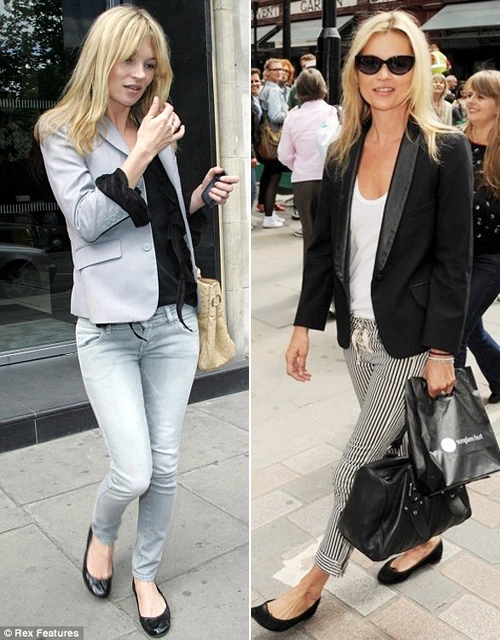 Kate moss nữ hoàng đồ công sở hollywood