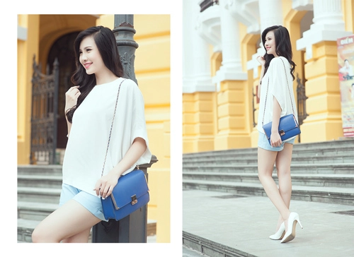 Làm bạn gái công sở đơn giản cuốn hút với màu nhạt