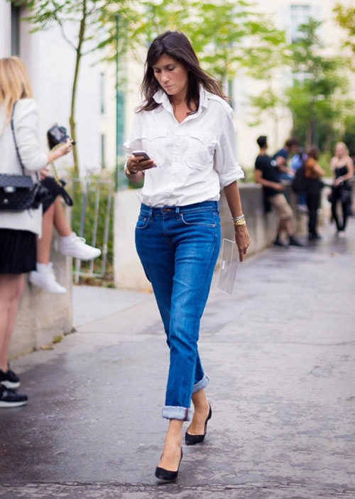 Những bí quyết diện quần jeans thanh lịch nơi công sở