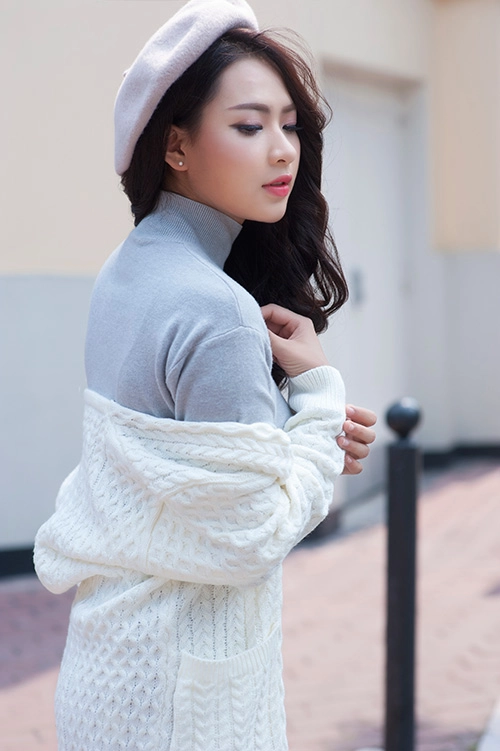 Nữ công sở sành điệu với cardigan hot nhất thu đông