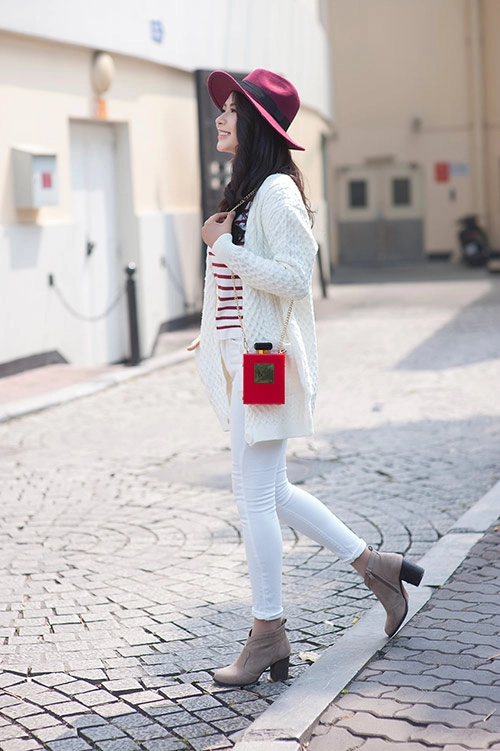 Nữ công sở sành điệu với cardigan hot nhất thu đông