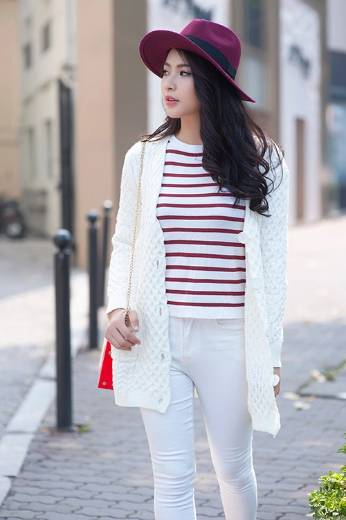 Nữ công sở sành điệu với cardigan hot nhất thu đông