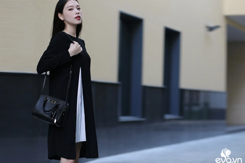 Phối hợp màu ghi cho nàng công sở thêm thanh lịch cuối năm
