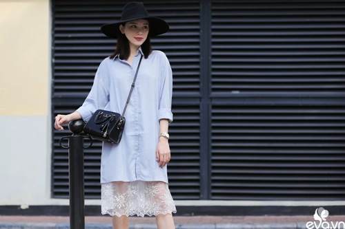 Phối hợp màu ghi cho nàng công sở thêm thanh lịch cuối năm