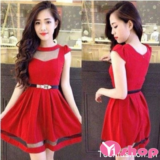 Váy đầm liền thân công sở đẹp thanh lịch cho nàng công sở