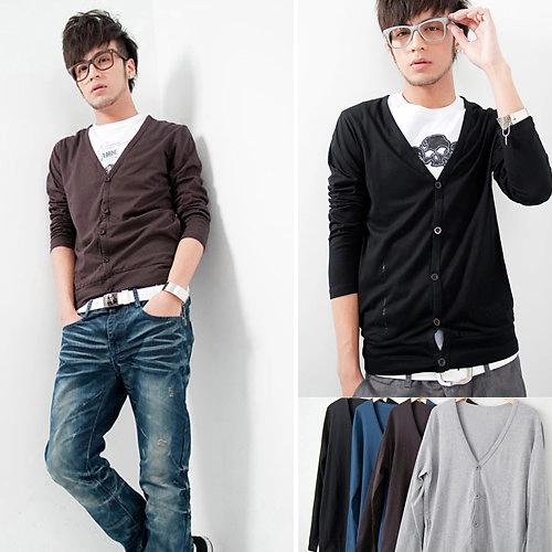 Áo khoác cardigan nam đẹp cho chàng cò hương