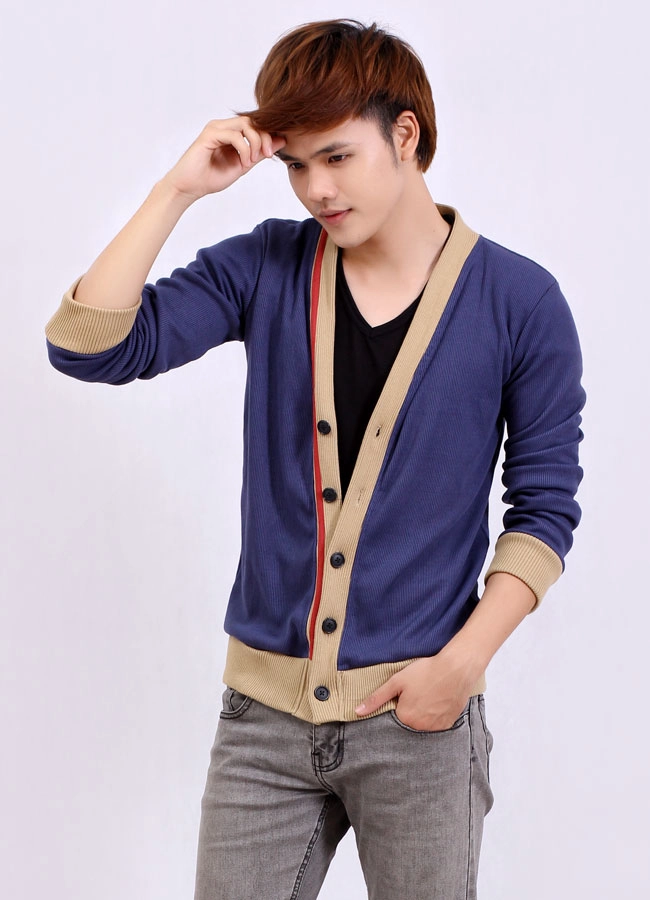 Áo khoác cardigan nam đẹp cho chàng cò hương