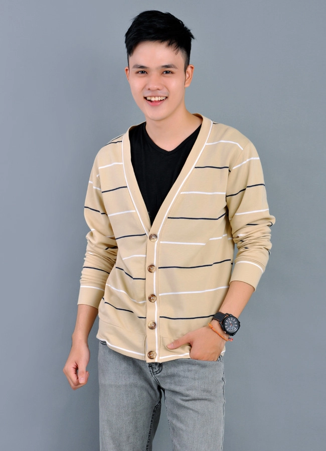 Áo khoác cardigan nam đẹp cho chàng cò hương