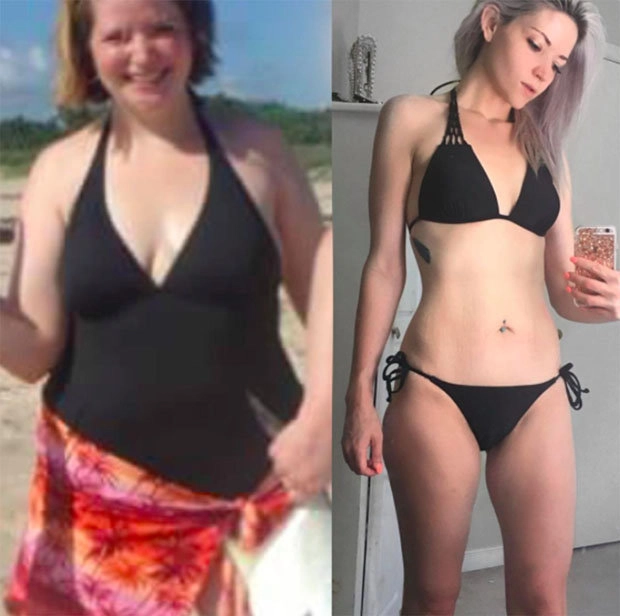 Bà mẹ nặng 1 tạ sexy trông thấy sau khi giảm 50 kg