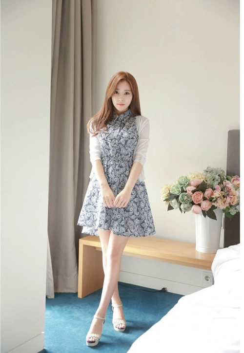 Chân váy đầm xòe đẹp hàn quốc trẻ trung
