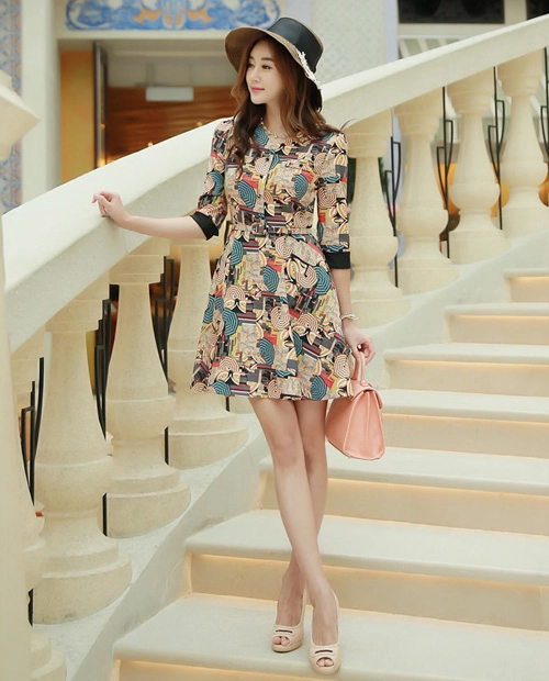 Chân váy đầm xòe đẹp hàn quốc trẻ trung