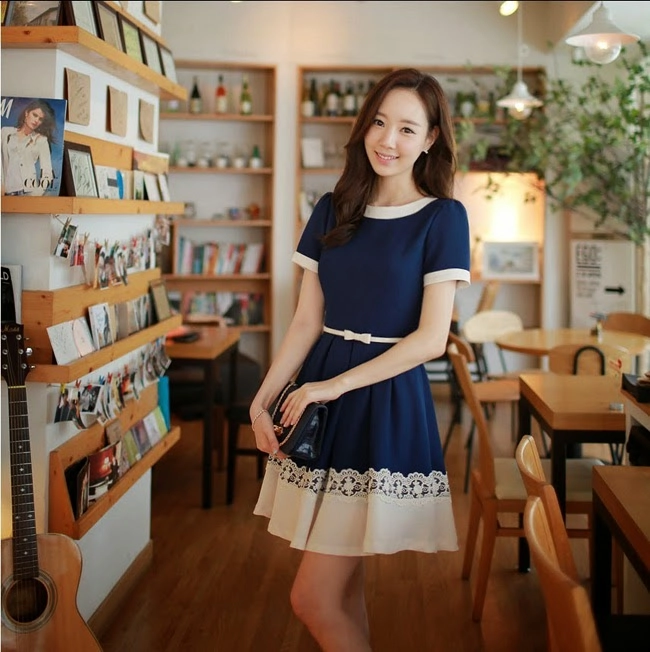 Chân váy đầm xòe đẹp hàn quốc trẻ trung