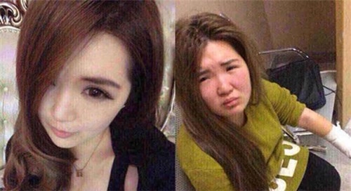 Hốt hoảng trước nhan sắc thực sự của hot girl nhìn là mê