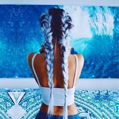 Những kiểu ombre bím tóc đẹp đến mê hồn