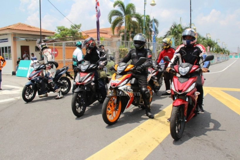 Vài hình ảnh winner 150 chạy thử nghiệm tại malaysia