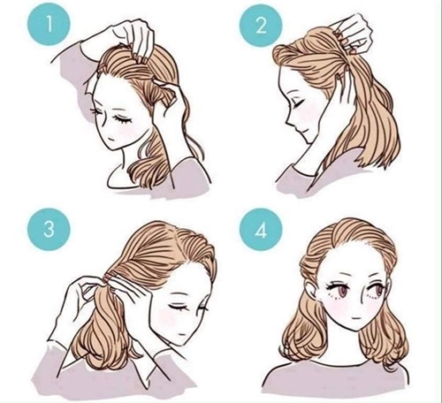 Xinh hơn với những kiểu tóc đơn giản siêu dễ làm cho bạn gái