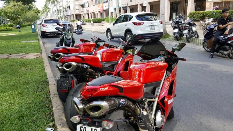 Bộ 3 phiên bản ducati 1198 hội tụ tại sài thành