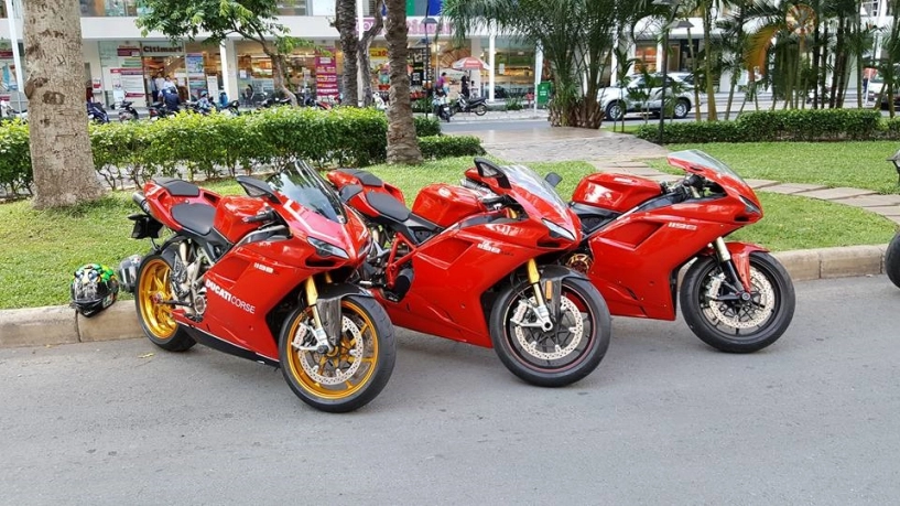 Bộ 3 phiên bản ducati 1198 hội tụ tại sài thành