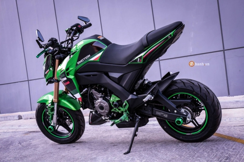 Kawasaki z125 độ đầy phong cách với dàn option nổi bật