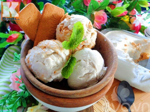 Kem xôi dừa thơm ngon lạnh tê lưỡi