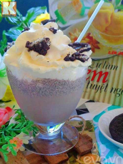 5 phút là có ngay sinh tố lắc oreo mát lạnh ngon tuyệt hảo