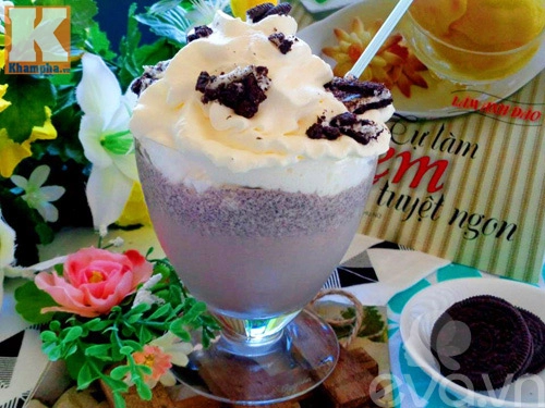 5 phút là có ngay sinh tố lắc oreo mát lạnh ngon tuyệt hảo