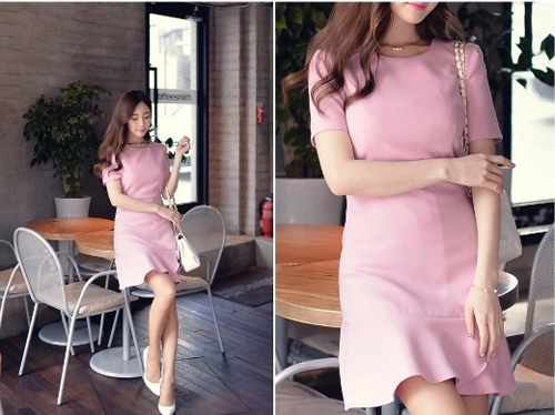 Bst váy đầm suông đẹp xuân hè hàn quốc cho cô nàng điệu đà