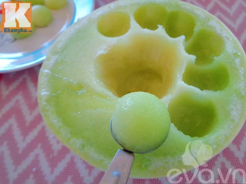 Sữa đá bào dưa xanh giải nhiệt ngày nắng