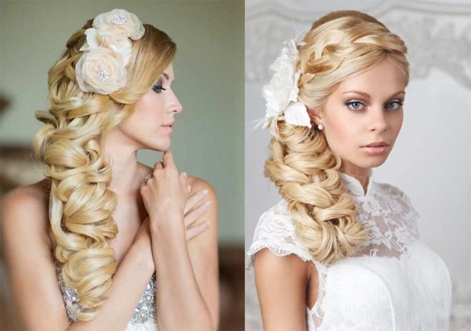 6 kiểu tóc buông dài đẹp duyên dáng nữ tính cho cô dâu ngày cưới