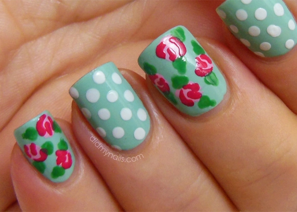 Mẫu nail móng tay họa tiết đơn giản đẹp mới nhất