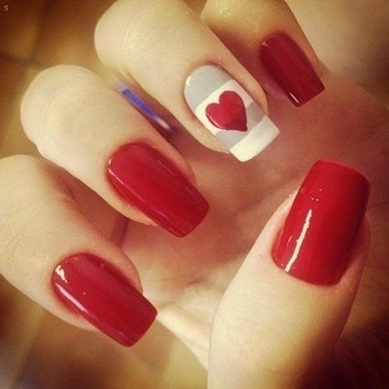 Nail màu đỏ đẹp cho cô nàng quyến rũ nổi bật
