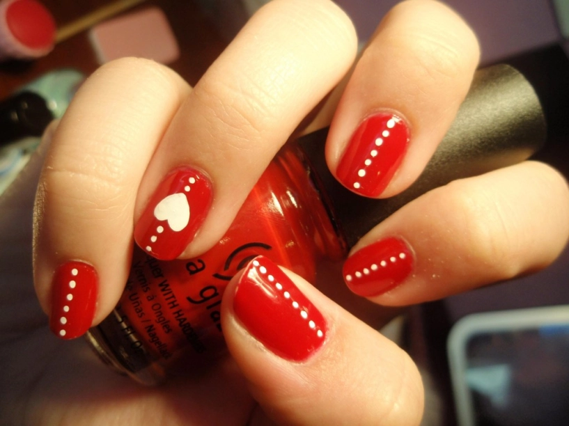 Nail màu đỏ đẹp cho cô nàng quyến rũ nổi bật