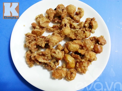 Da gà xóc muối ớt lạ miệng mà ngon