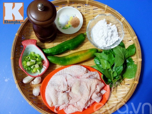 Da gà xóc muối ớt lạ miệng mà ngon