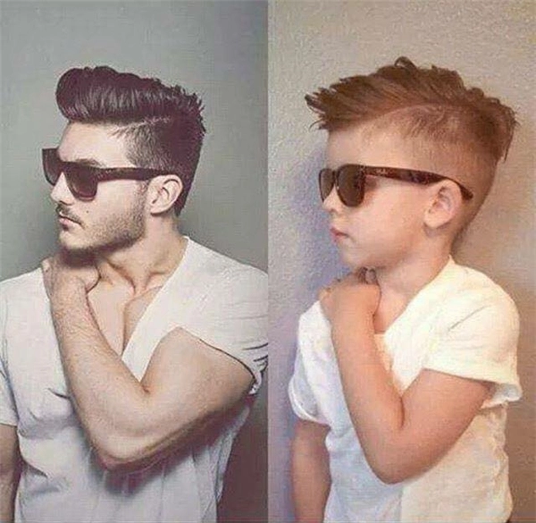 ngất lịm với kiểu tóc quá đẹp trai dành cho các soái ca nhí và bố