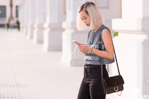Street style tuần màu xám đang làm chị em say như điếu đổ