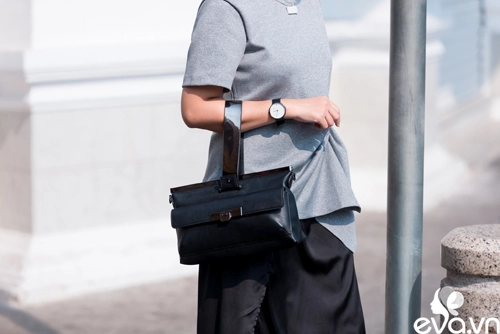 Street style tuần màu xám đang làm chị em say như điếu đổ