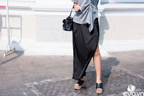 Street style tuần màu xám đang làm chị em say như điếu đổ