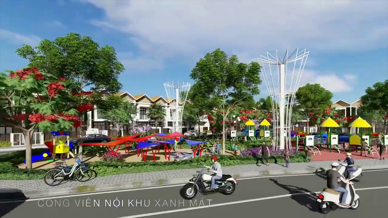 Công viên Nội khu Dự án đất nền giá đầu tư mặt tiền đường 567 đỗ xuân hợp