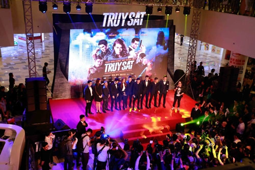 Dàn sao nữ việt đọ sắc tại buổi ra mắt phim truy sát