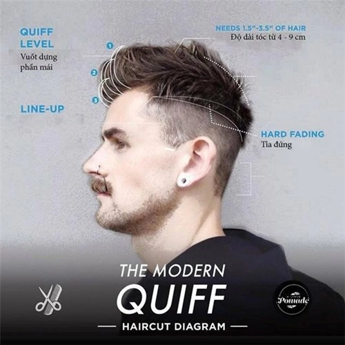 Cách để có được một mái tóc undercut siêu sành điệu