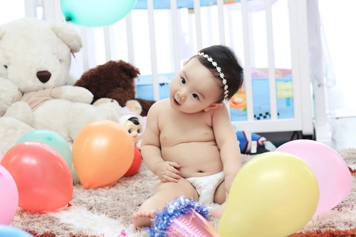 Con gái trang nhung hóm hỉnh đón sinh nhật